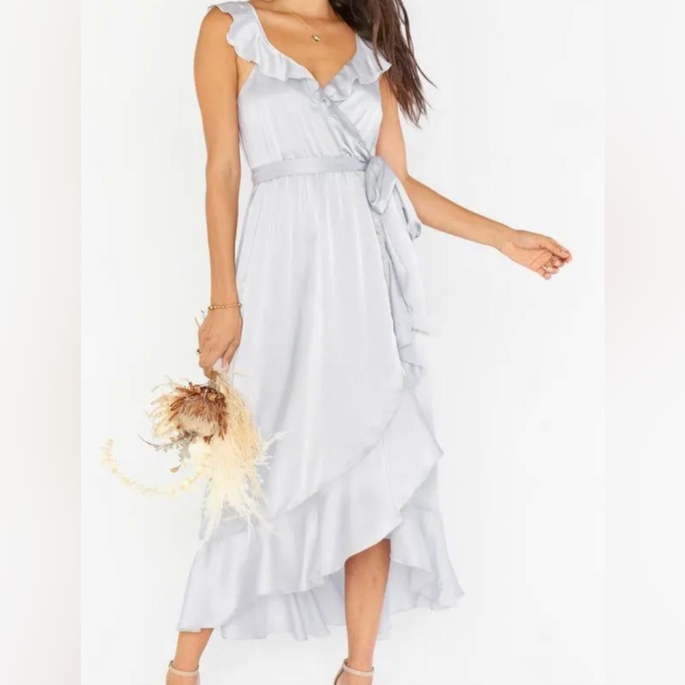 Show Me Your Mumu Samantha Ruffle Wrap Dress
NWT